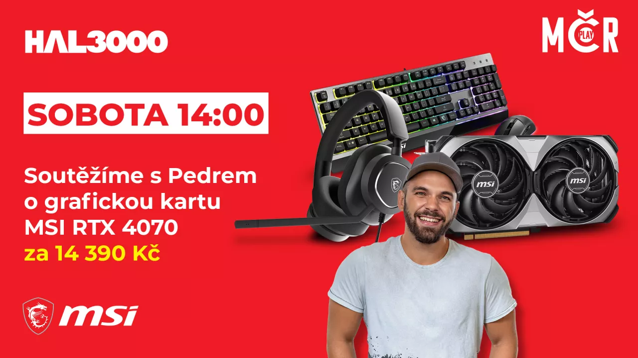 Pedro na HAL3000 stánku