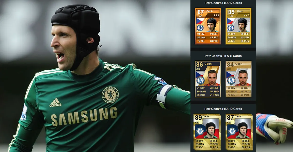 Karty Petra Čecha ve FIFA 10 - FIFA 12!