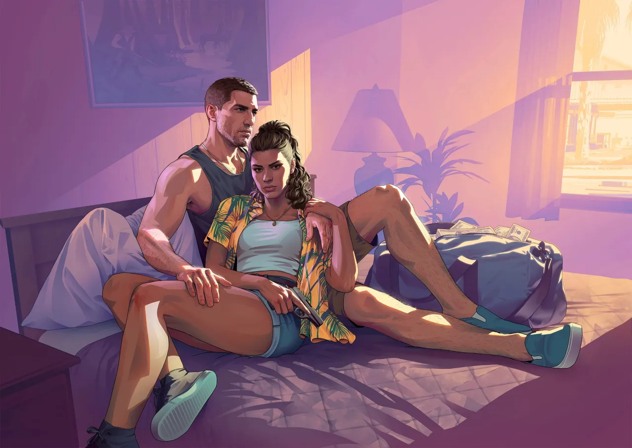 Ústředními postavami GTA VI jsou Jason a Lucia.