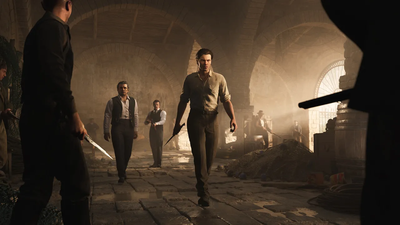 Hlavní postavou Mafia: Domovina je Enzo Favara.