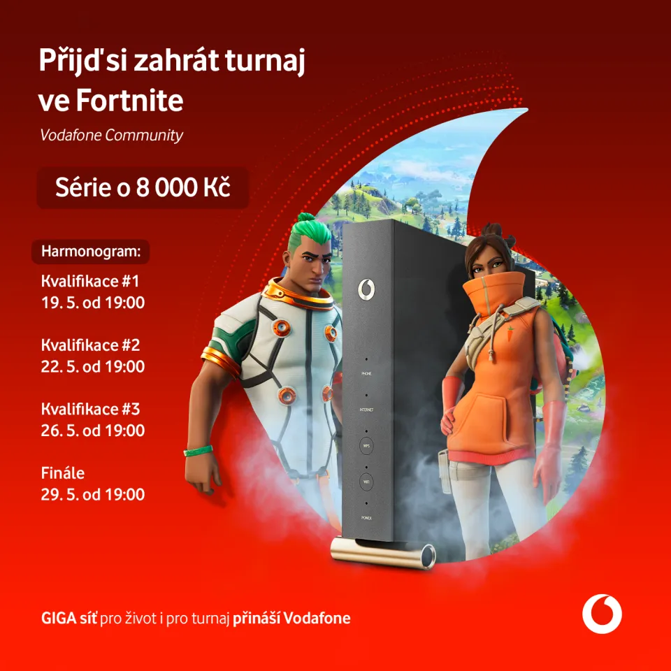 Vodafone Community ve hře Fortnite