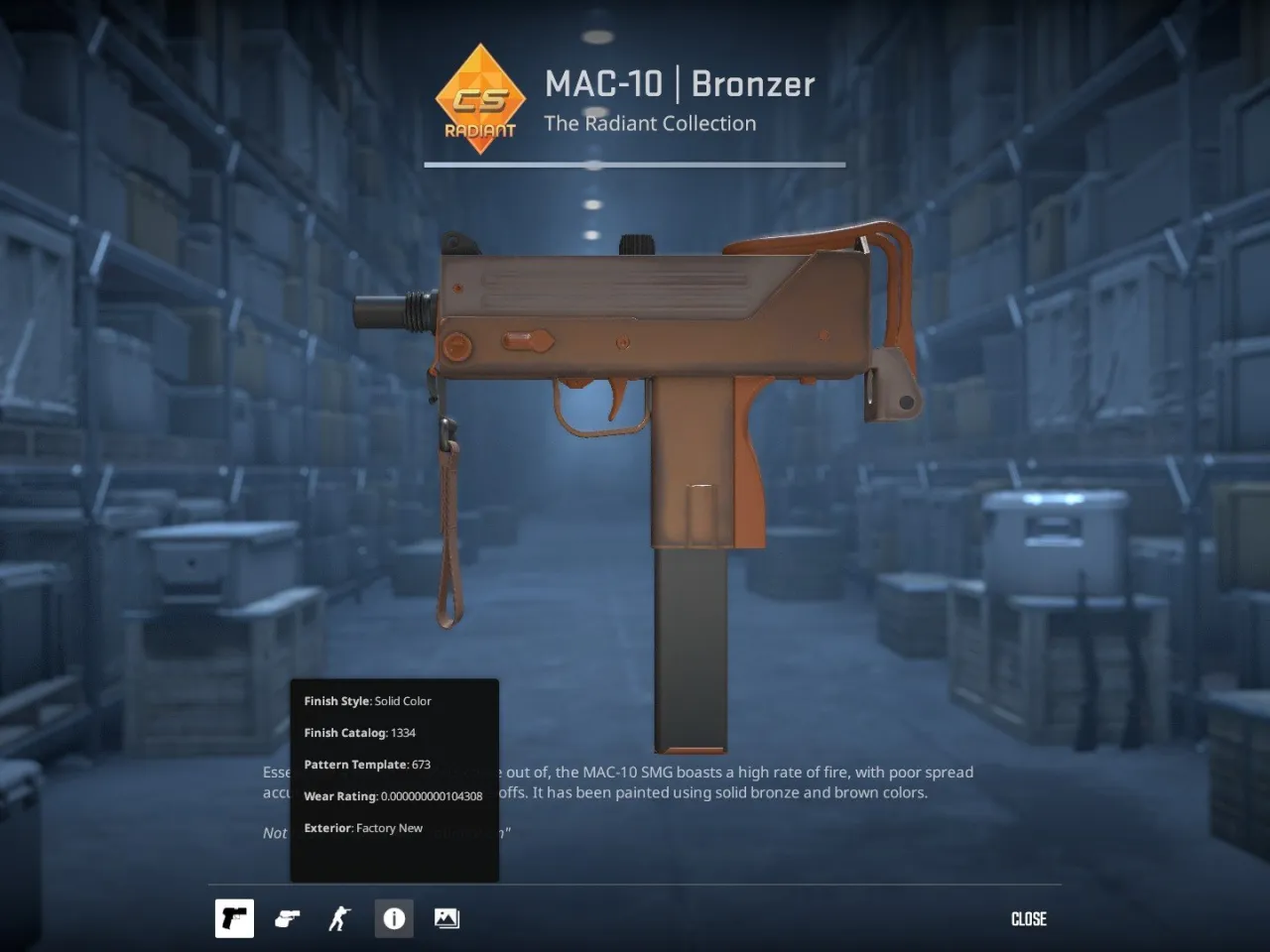 MAC-10 | Bronzer