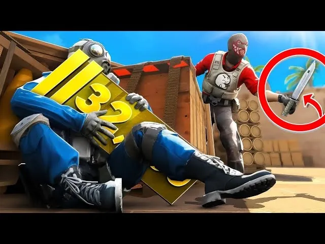 Náhledový obrázek videa "Cheater s knifem co nikdy nedostane ban!? | 28 000 Elo Premier"