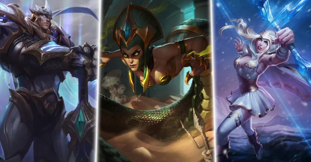 Garen, Cassiopeia, Ashe