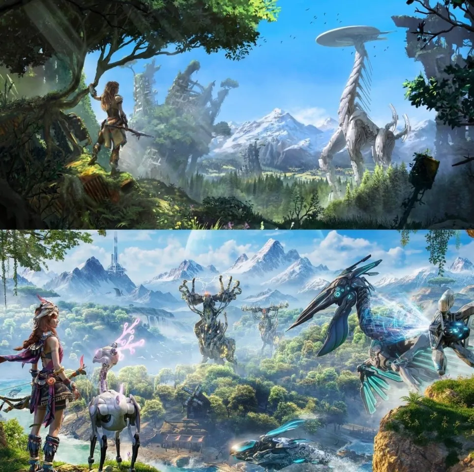 Horizon Forbidden West vs Light of Motiram