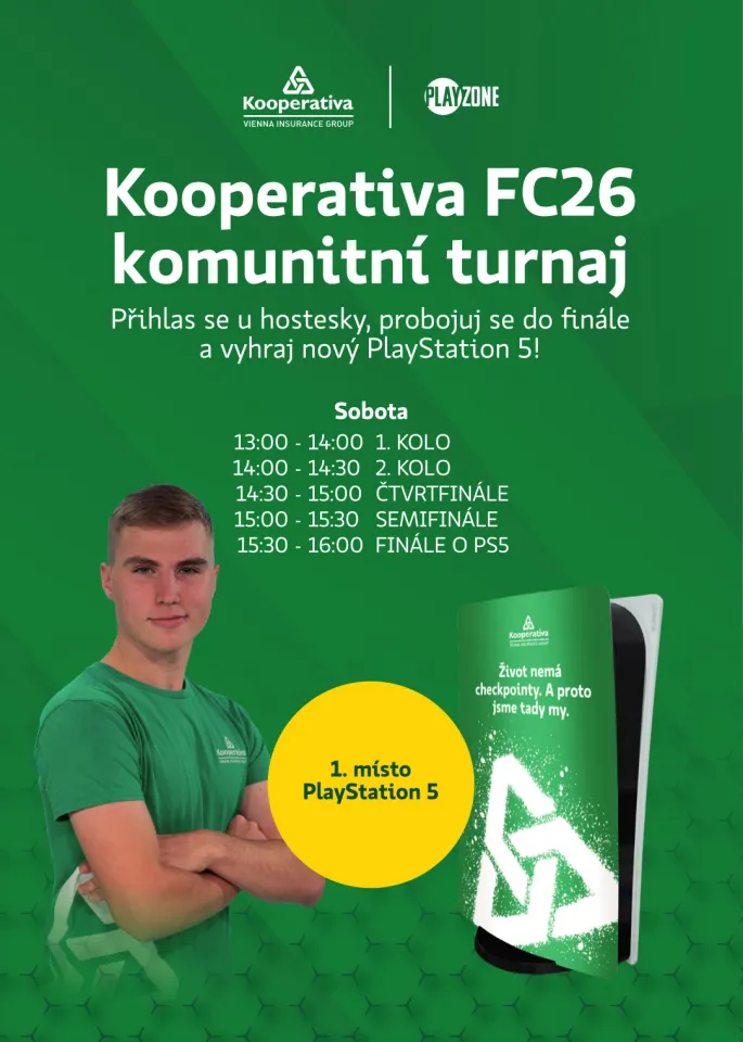 Kooperativa FC 26 komunitní turnaj