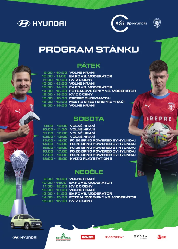 Program stánku Hyundai