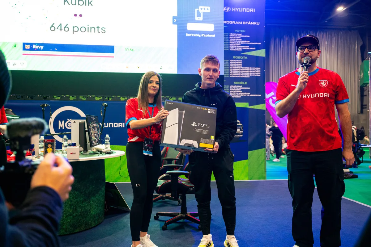 Výherce Hyundai kvízu o PS5 Slim