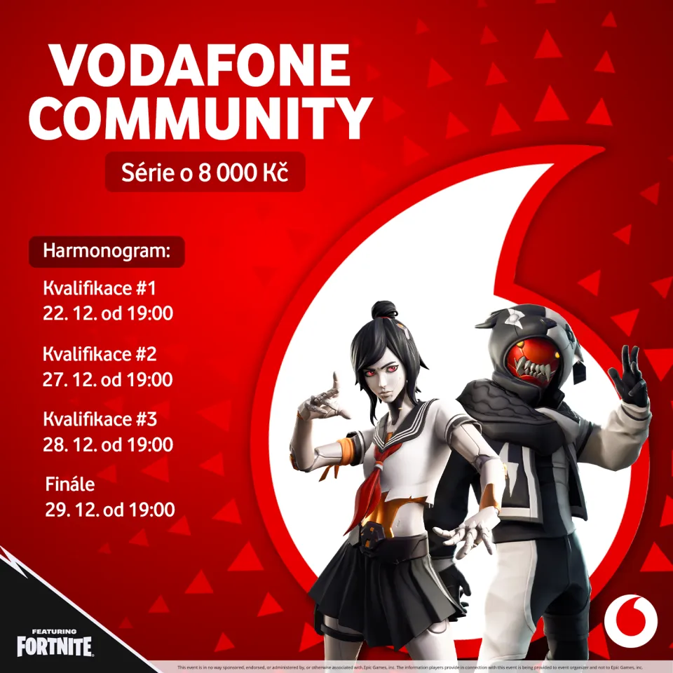 Vodafone Community ve hře Fortnite