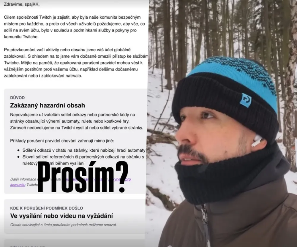 Proč dostal spajKK ban?