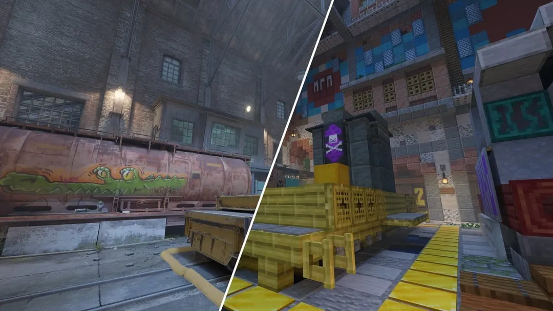Minecraft verze Trainu v CS2