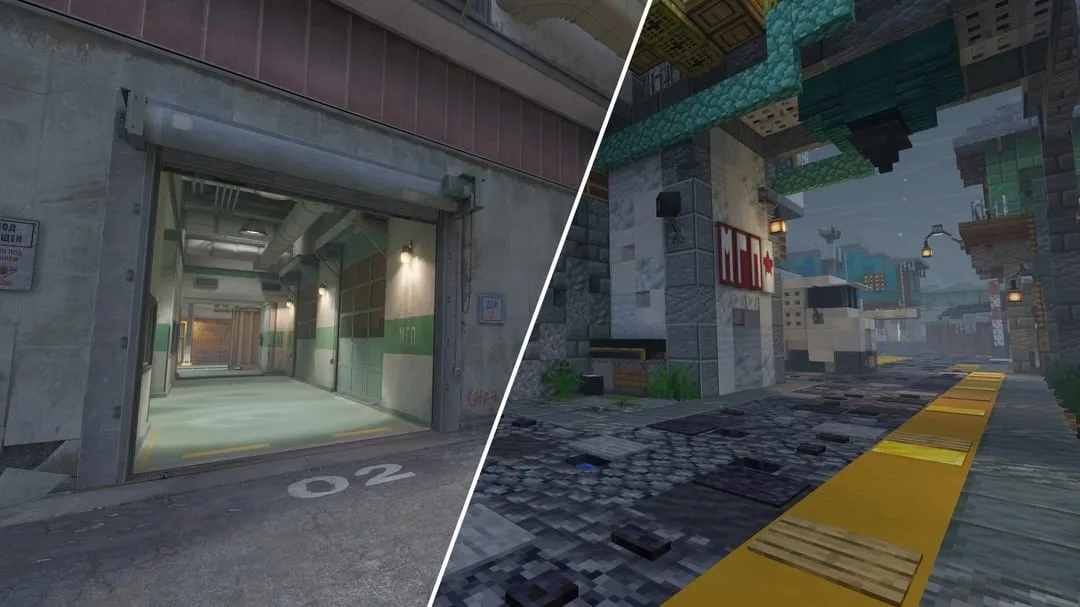 Minecraft verze Trainu v CS2