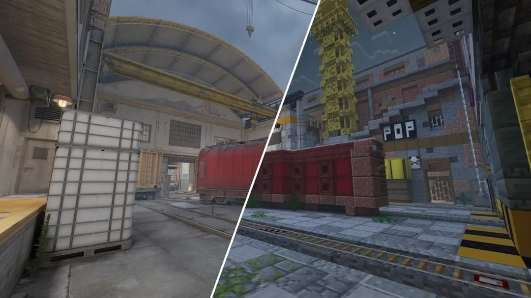 Minecraft verze Trainu v CS2