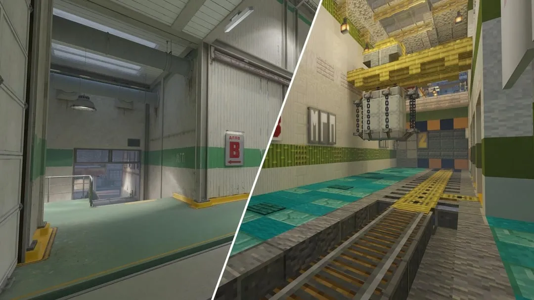 Minecraft verze Trainu v CS2