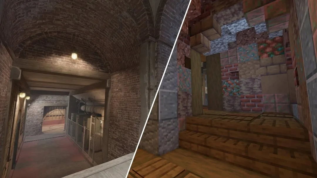 Minecraft verze Trainu v CS2