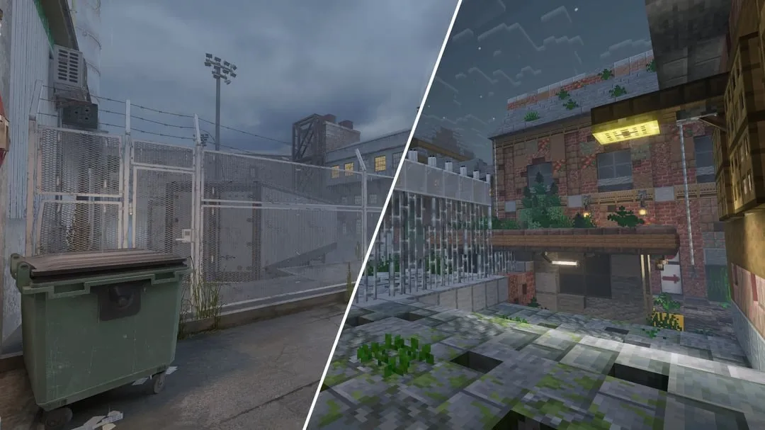 Minecraft verze Trainu v CS2