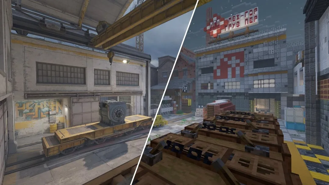 Minecraft verze Trainu v CS2