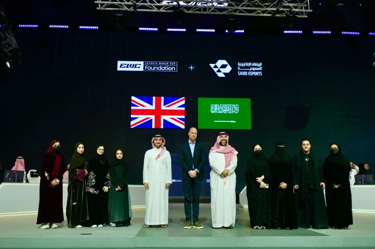 Princ William v Saúdské Arábii na EWCF eventu