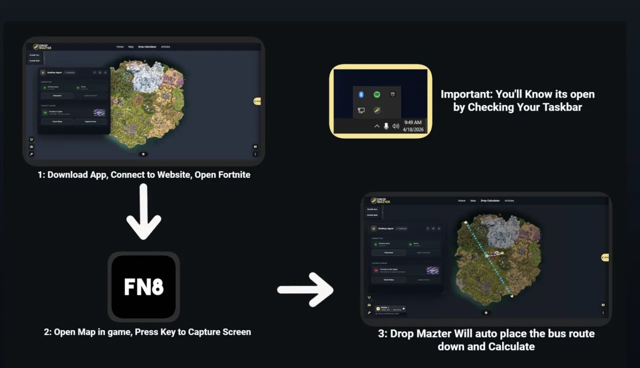 Agent pro automatické zobrazení místa přistání