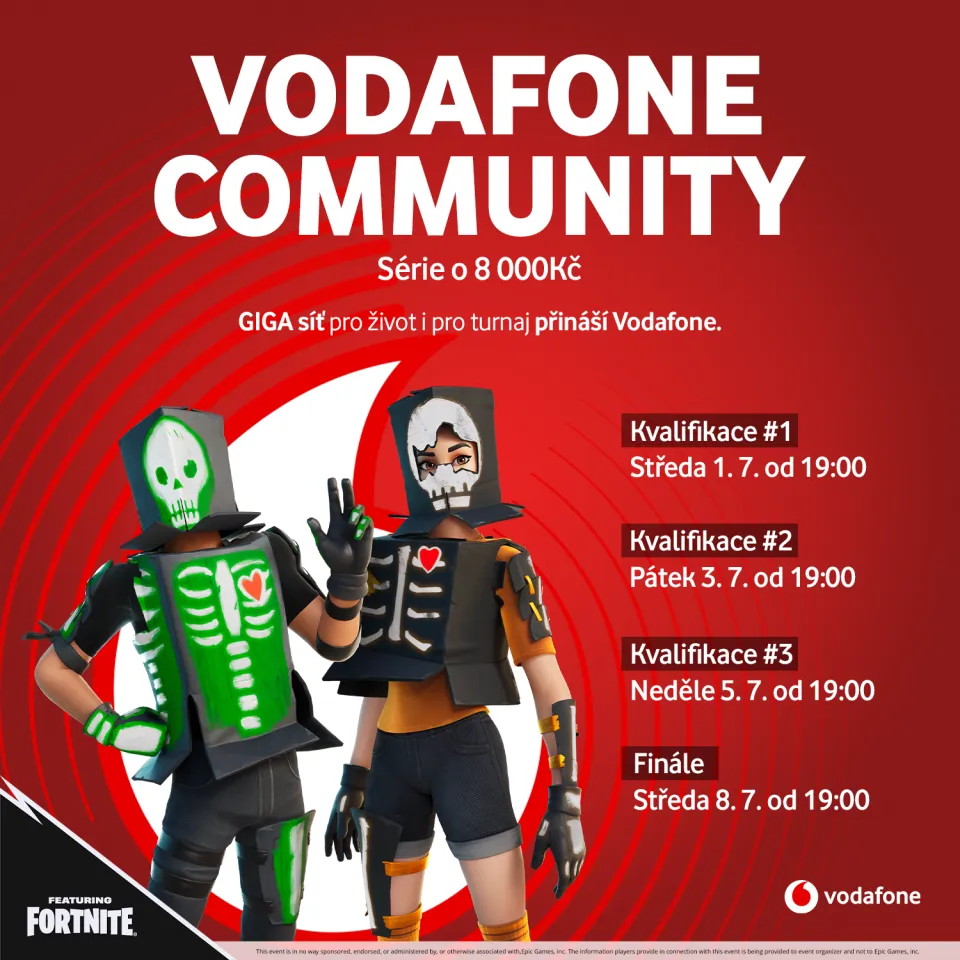 Vodafone Community featuring Fortnite