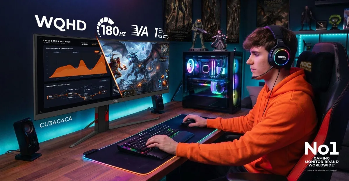 AOC GAMING CU34G4CA