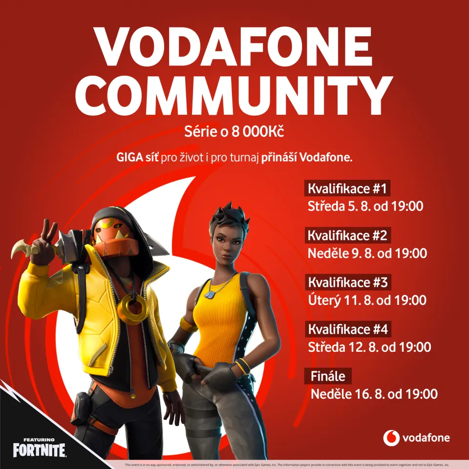 Vodafone Community featuring Fortnite