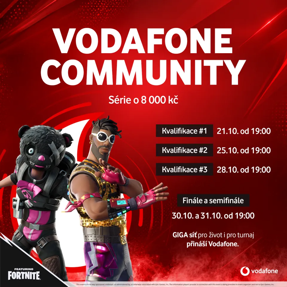 Vodafone Community featuring Fortnite