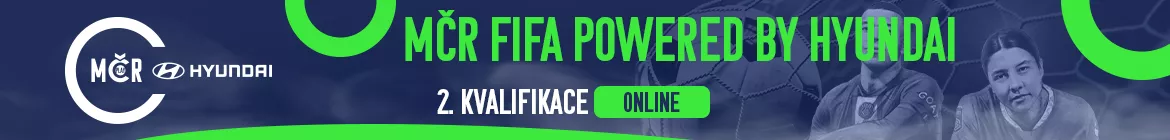 MČR FIFA ONLINE powered by Hyundai - 2. kvalifikace - banner