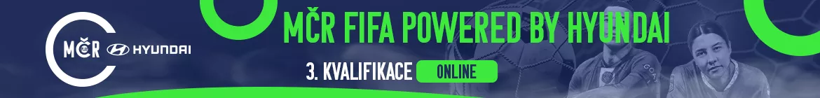 MČR FIFA ONLINE powered by Hyundai - 3. kvalifikace - banner