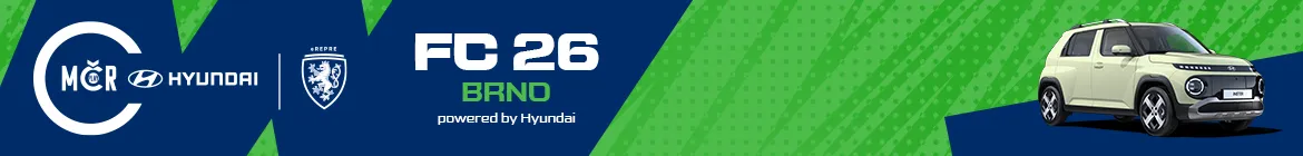 FC 26 Brno powered by Hyundai - banner
