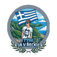 Já v Řecku - logo