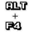 Alt+F4